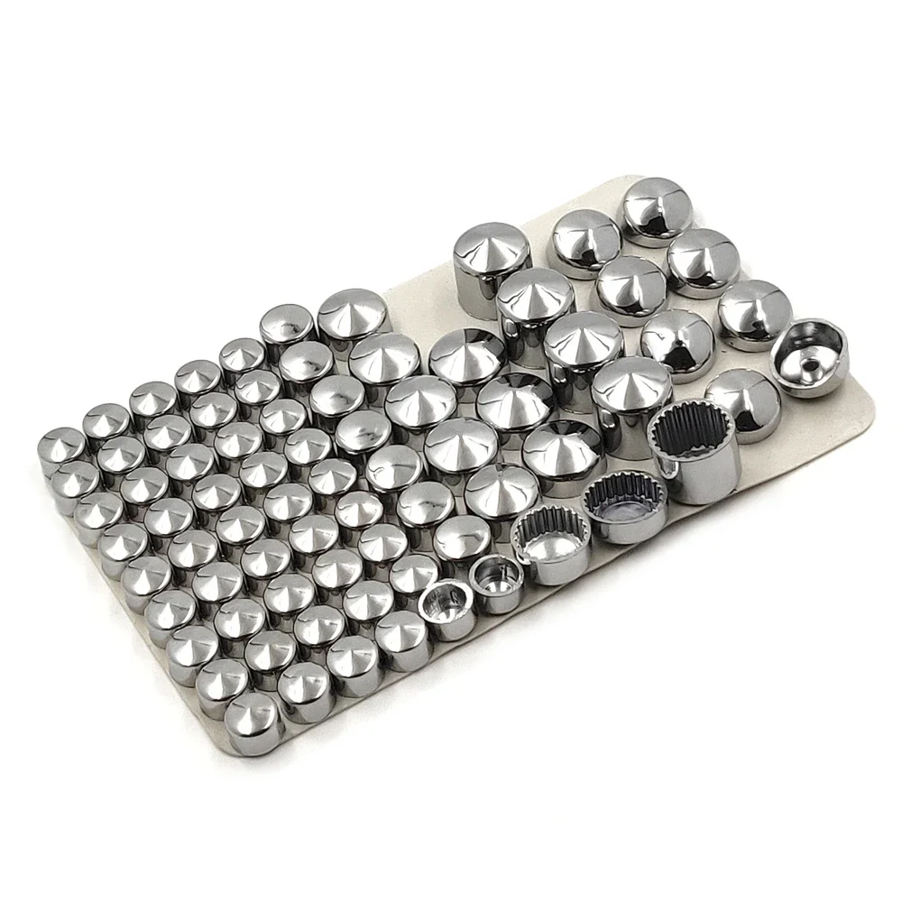

Chrome Motorcycle Bolts Toppers Caps For 1991-2012 Harley Davidson Dyna Glide Twin Cam