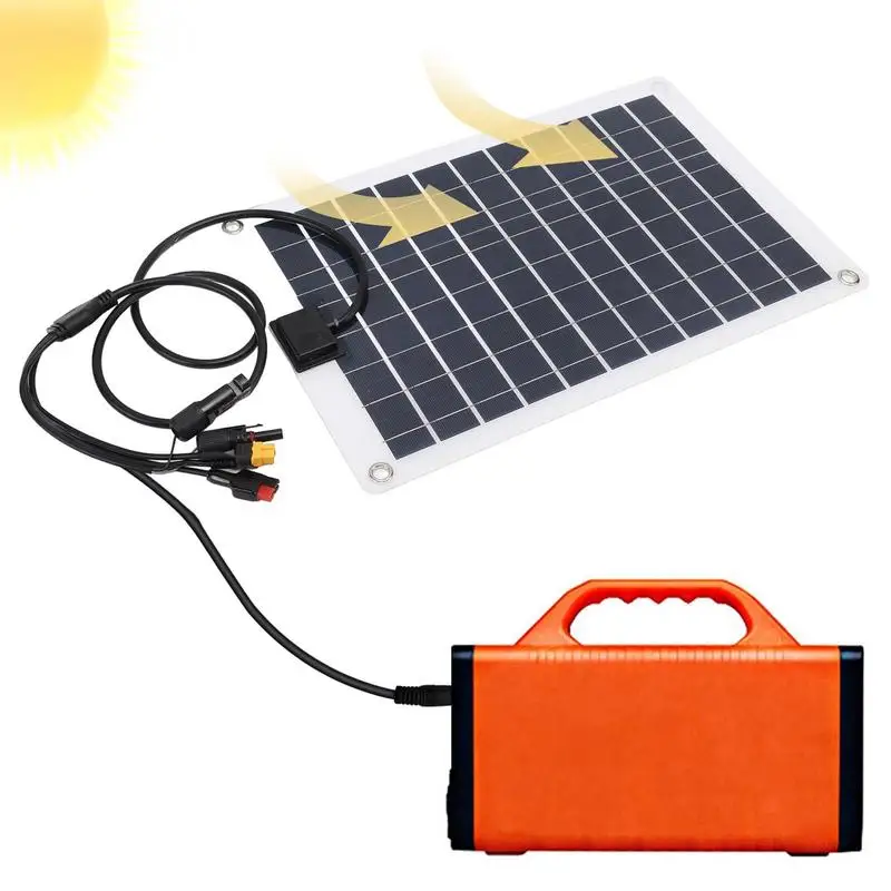 Solar Panel 18V Built In USB Portable Solar Charger Waterproof Solar Battery For Mobile Phone Outdoor