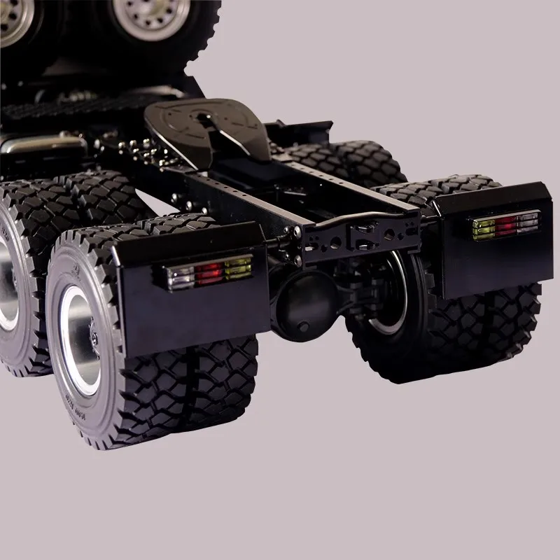 JDM-157 1/14 Remote Control Off-Road  6*6 Trailer Climbing Military Truck Weight Support For Tamiya Lesu Scania Man RC Trailer