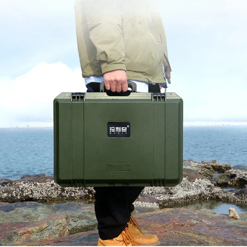 Military Green Tactical Box Professional Equipment Protection Box Waterproof UAV Camera Storage Box Multi-purpose Tool Boxes