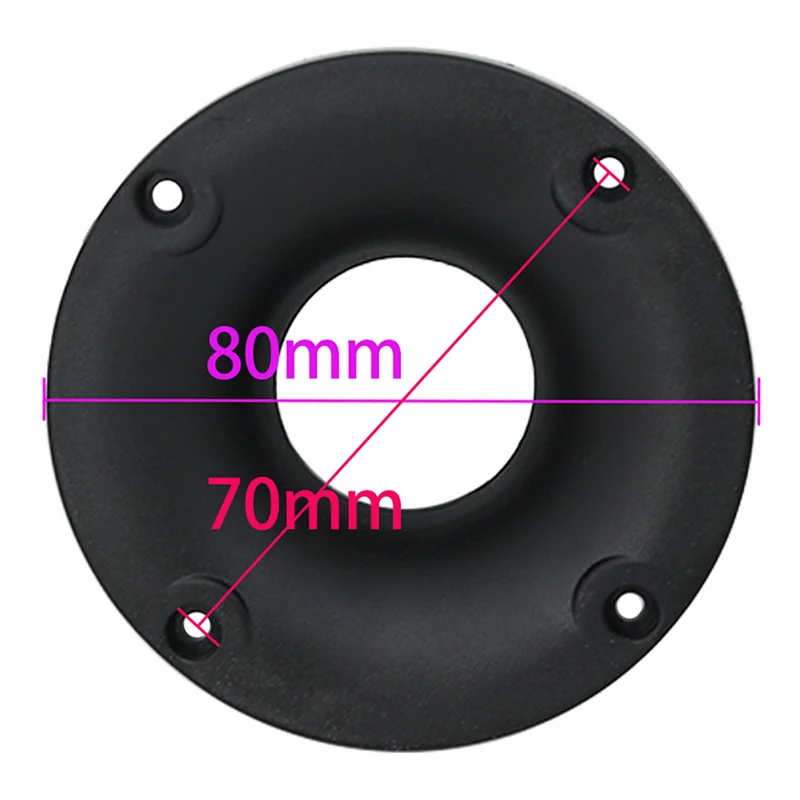 1pc 3 inch 80mm Small Size Horn Tweeter Plastic Threaded Mouth 34mm Speaker Repair Accessories