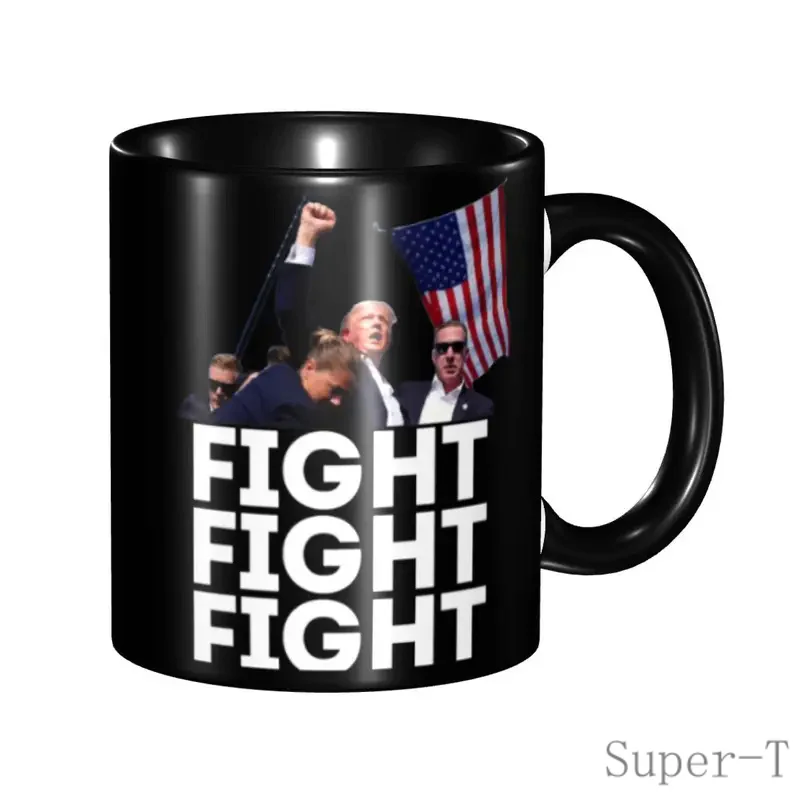 Cool Supoort Donald Trump President Coffee Cup Merch Party Shooting Trump Fight Mugs