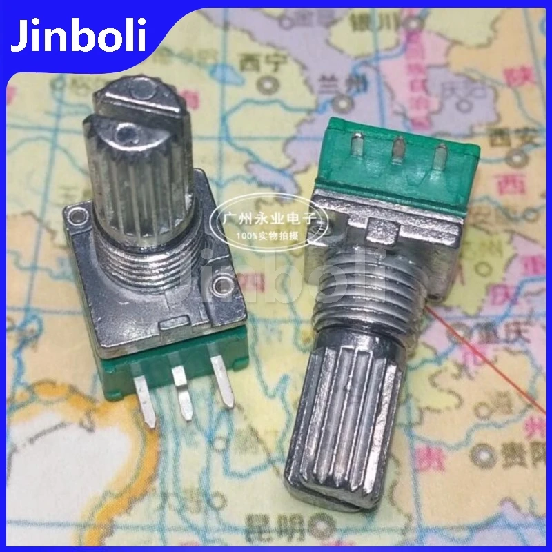 

10 шт. RK097N тип одиночный герметичный потенциометр 3 контакта B200K B204 усилитель громкости звука потенциометр цветочный вал длина 15 мм