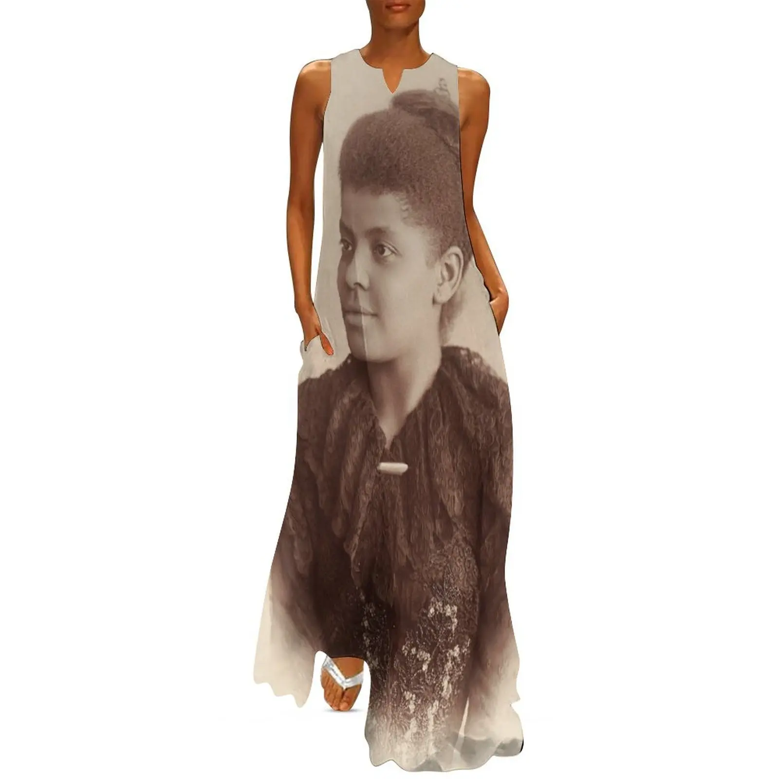 

Potrait of Ida B. Wells by Mary Garrity (1893) Long Dress Long dress woman long sleeve dresses