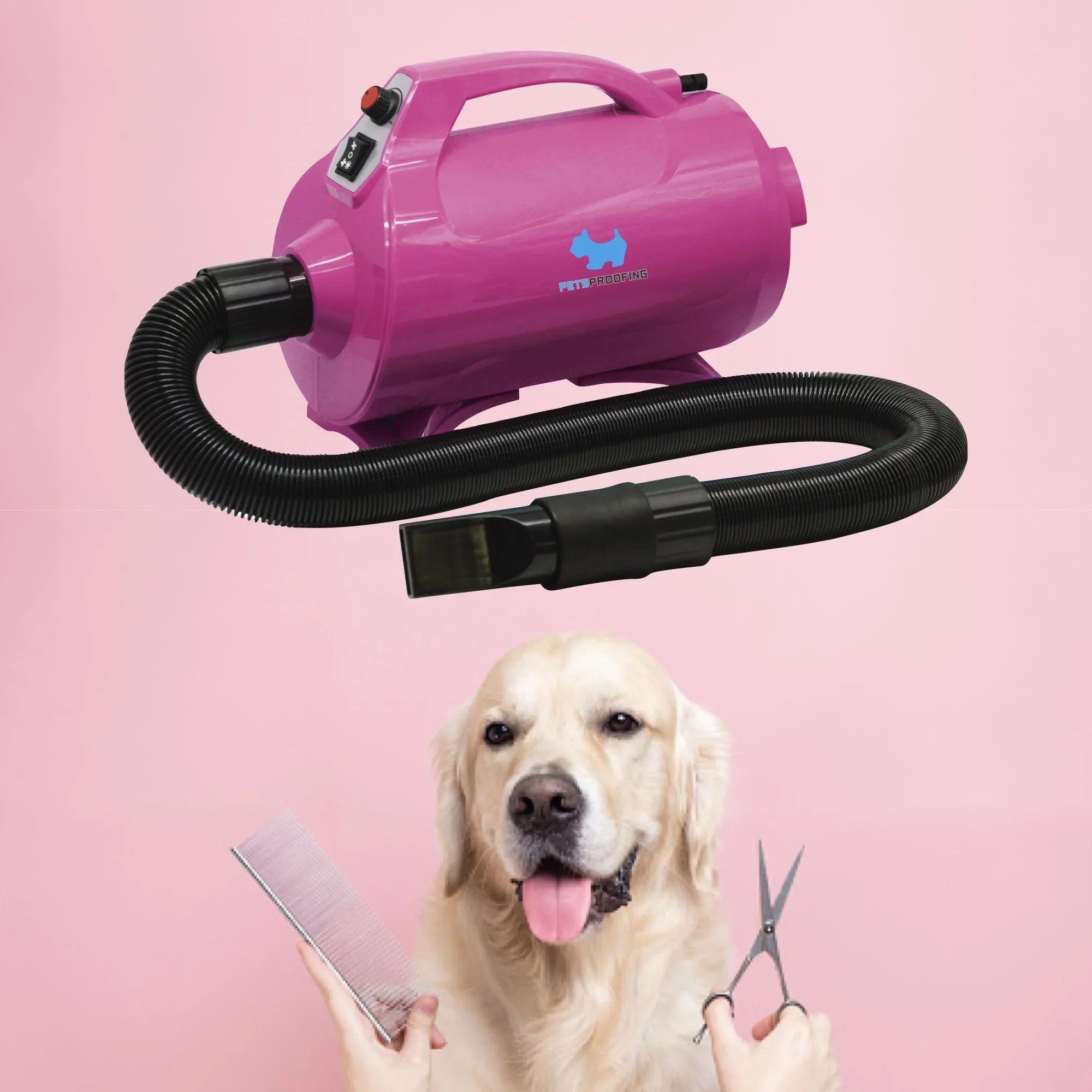 

Portable Dog water high speed blower high power mute Dog hair dryers pet grooming dryer machine other pet products blower heater