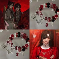 Tian Guan Ci Fu Xie Lian Hua Cheng Bracelet Fashion Cute Crystal Beads Kawaii Heaven Official's Blessing Jewelry Toy Gril Gift