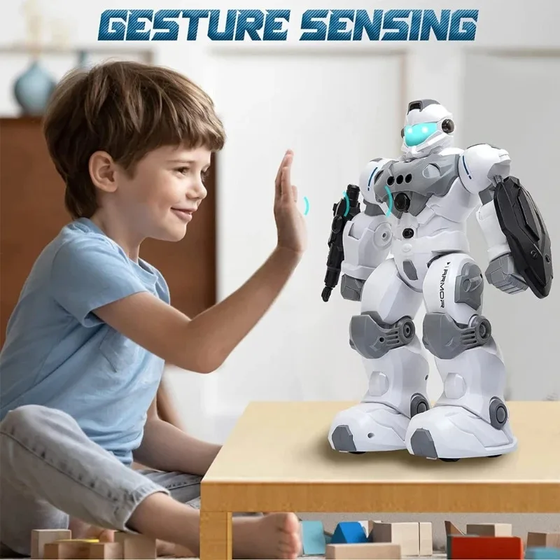 Juguete robot programable con detección de gestos para niños