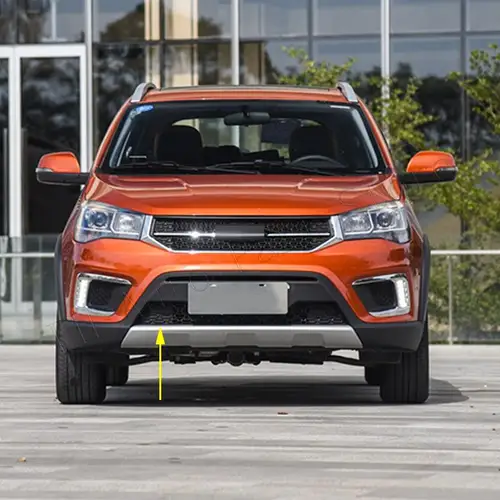 Imagen 2 del producto Para Chery Tiggo 2/Tiggo 3X cubierta de gancho de remolque de parachoques trasero delantero de coche tapa de ojo de transporte de remolque