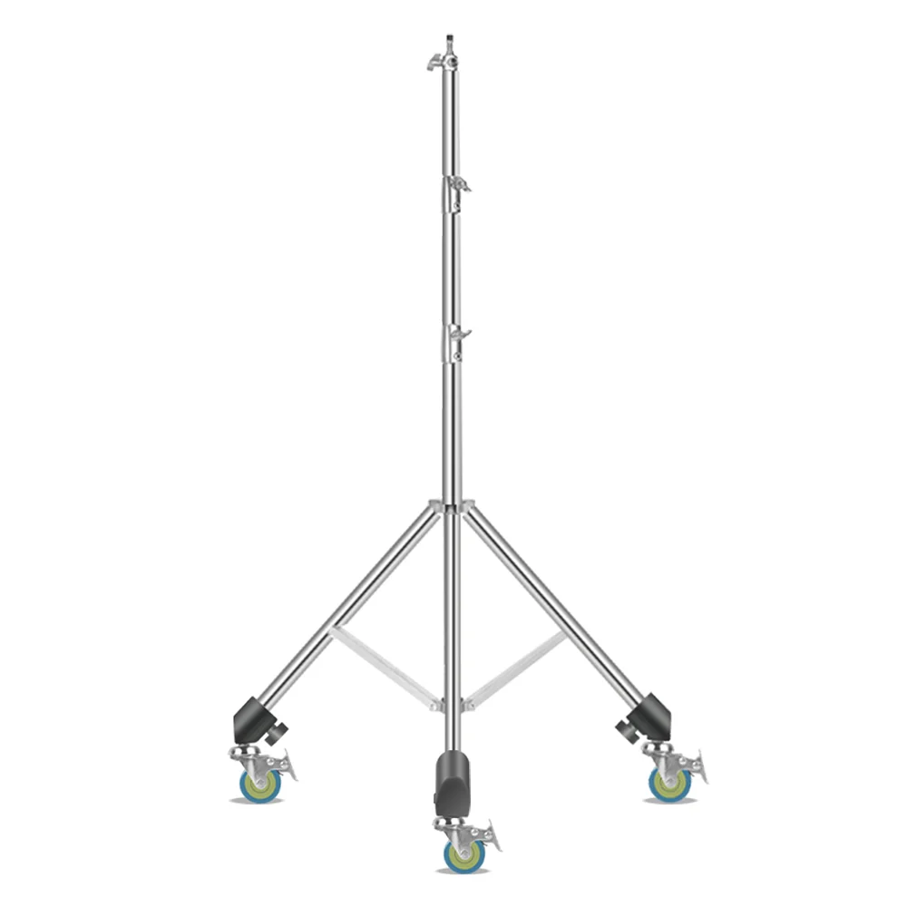 

SH 2.9m Light Stand With Stainless Steel Kit Cross Arm With Weight Bag Photo Studio Accessories Extension Telescopic Rod 2.49M