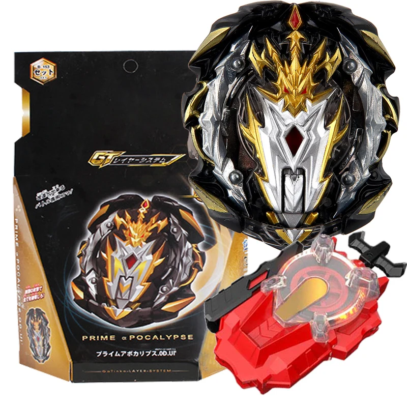 Box Set B-153 Prime Apocalypse GT B153 Spinning Top with Spark Launcher Box Kids Toys for Children