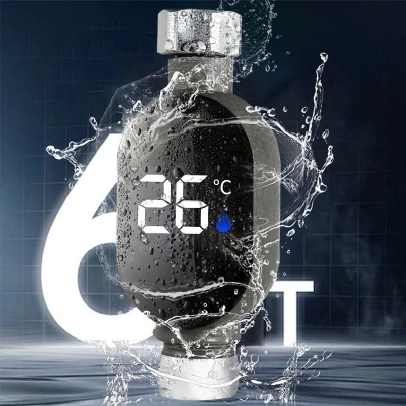 LED Digital Display Water Temperature Meter Thermostat Shower Temperature Meter