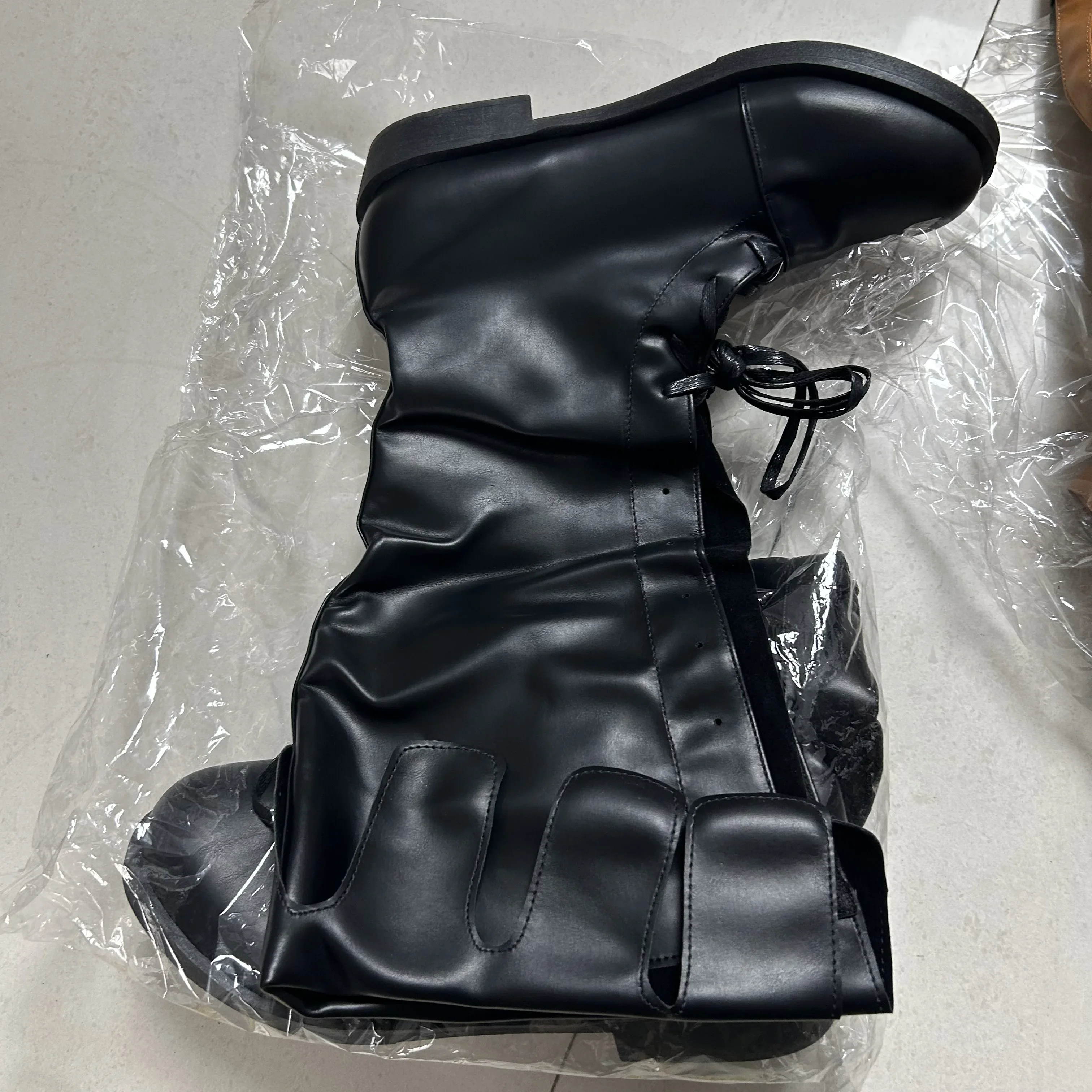 Medieval Men Knight Boots Vintage Lace Up Shoes Middle Ages Pirate Cosplay Women Halloween Archer Costume Fancy Boots 6