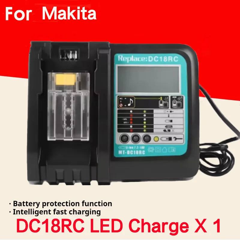 

Для Makita 6Ah/5Ah/2Ah для Makita 18V аккумулятор BL1830B BL1850B BL1850 BL1840 BL1860 BL1815 Сменная литиевая батарея