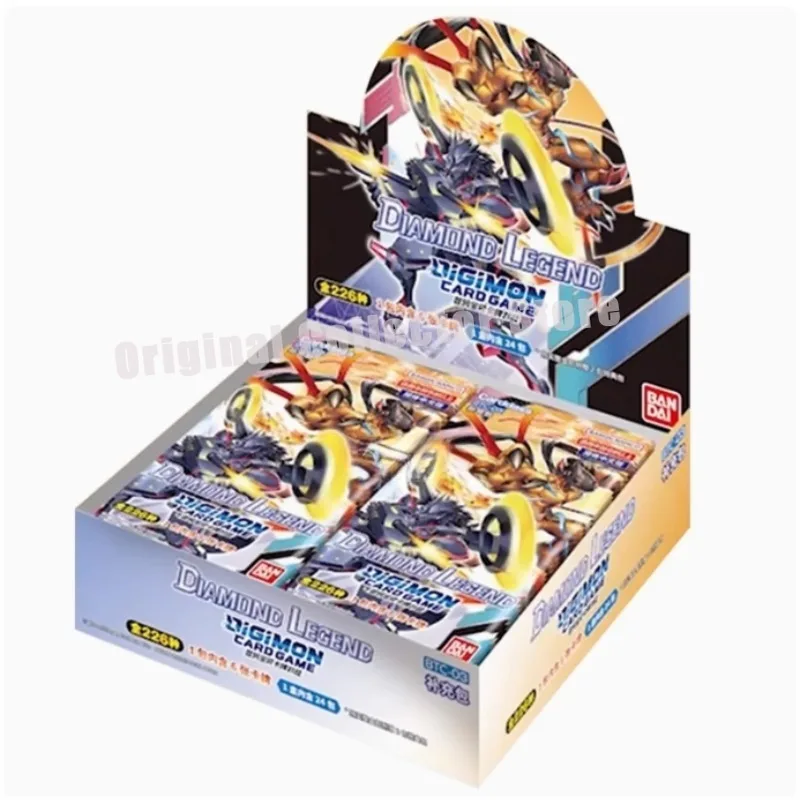 Cartões originais Bandai Digimon DTCG Jogo de negociação Monstro Digital Chinês Todas as séries BTC01-BTC13 Reabastecer Bolsa EXC01-EX09 Coletar