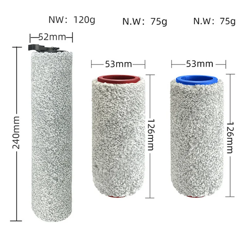 Набор сменных роликов BAAN-6X для запасных частей для пылесоса Roborock Dyad для влажной и сухой уборки