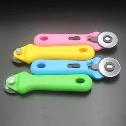 Quilting Wheel Knife 45mm Leather Cutting Knife 1pcs Manual Rotary Cutting Plastic Handle Roller Cutter