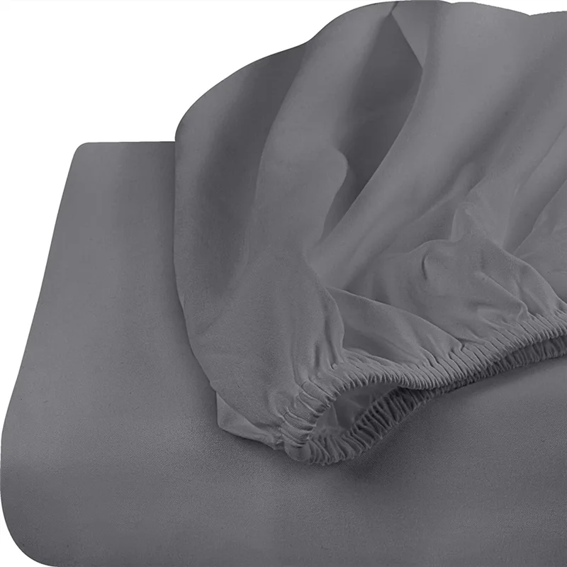 

A008 Bedding Queen Fitted Sheet-Bottom Sheet-Deep Pocket-Soft Microfiber -Shrinkage and Fade -Easy Care 200 X 220Cm