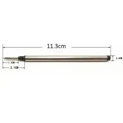 Recargas de bolígrafo Rollerball, punta de 113mm x 6mm, 0,5mm, para Mont Blanc 105159, 107878 H-12, M401, MNB107878, M710, tinta alemana M506, P163
