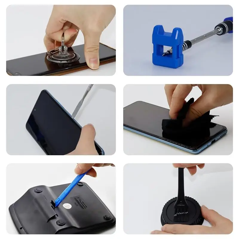 [NEWA08R】 142 In 1 Precision Computer Screwdriver Kit With 120 Bits Magnetic Repair Tool Kit Precision Screwdriver 1Set