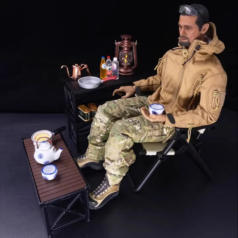 Simulation de voiture jouet, décoration de scène de table de camping pour voiture sur chenilles 1/10 RC TRX4 Defender AXIAL SCX10 RC4WD D90 TRX6 MK07 Tank 300