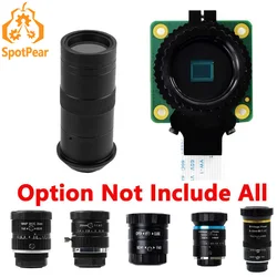 Raspberry Pi HQ Camera High Quality Telephoto/100X-Microscope/Zoom CS/C Lens 12.3MP IMX477