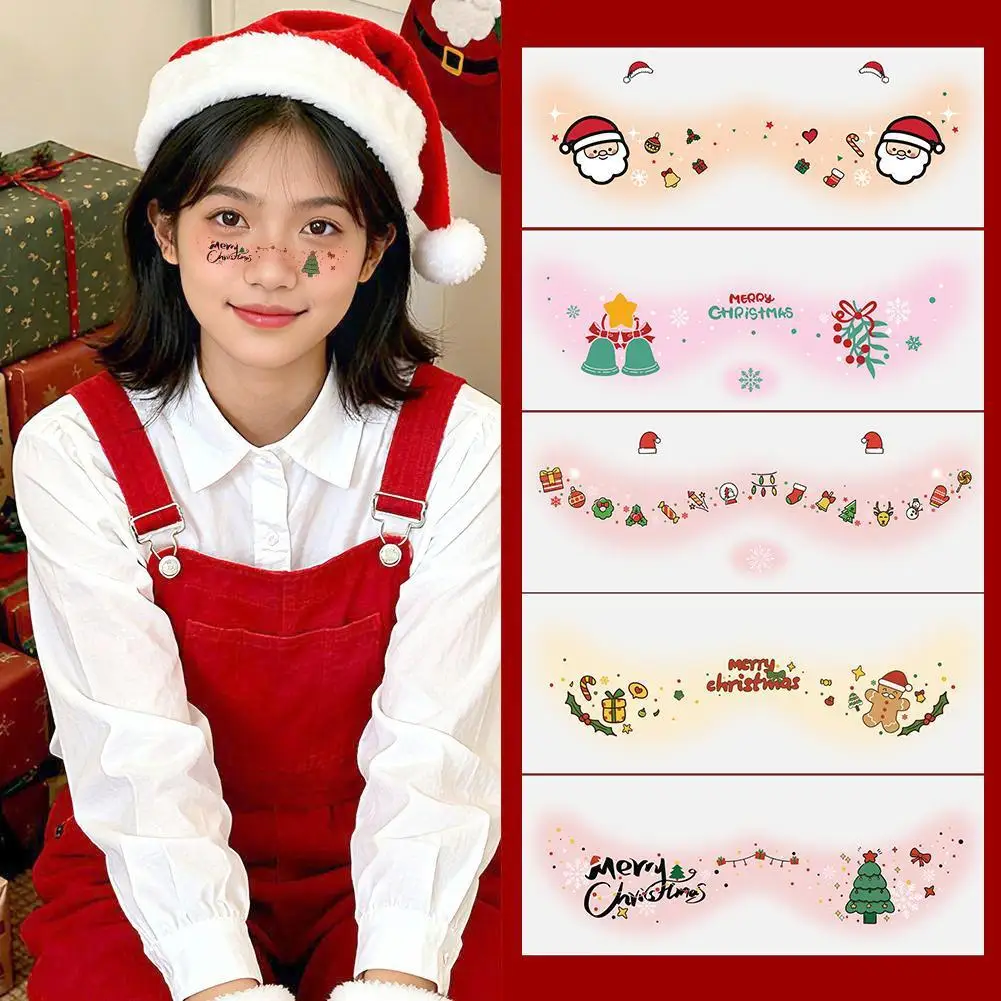 

New Face Temporary Tattoos For Kids Cartoon Butterfly Fruit Dinosaur Face Freckle Tattoo Stickers for Girls Boys Makeup Party