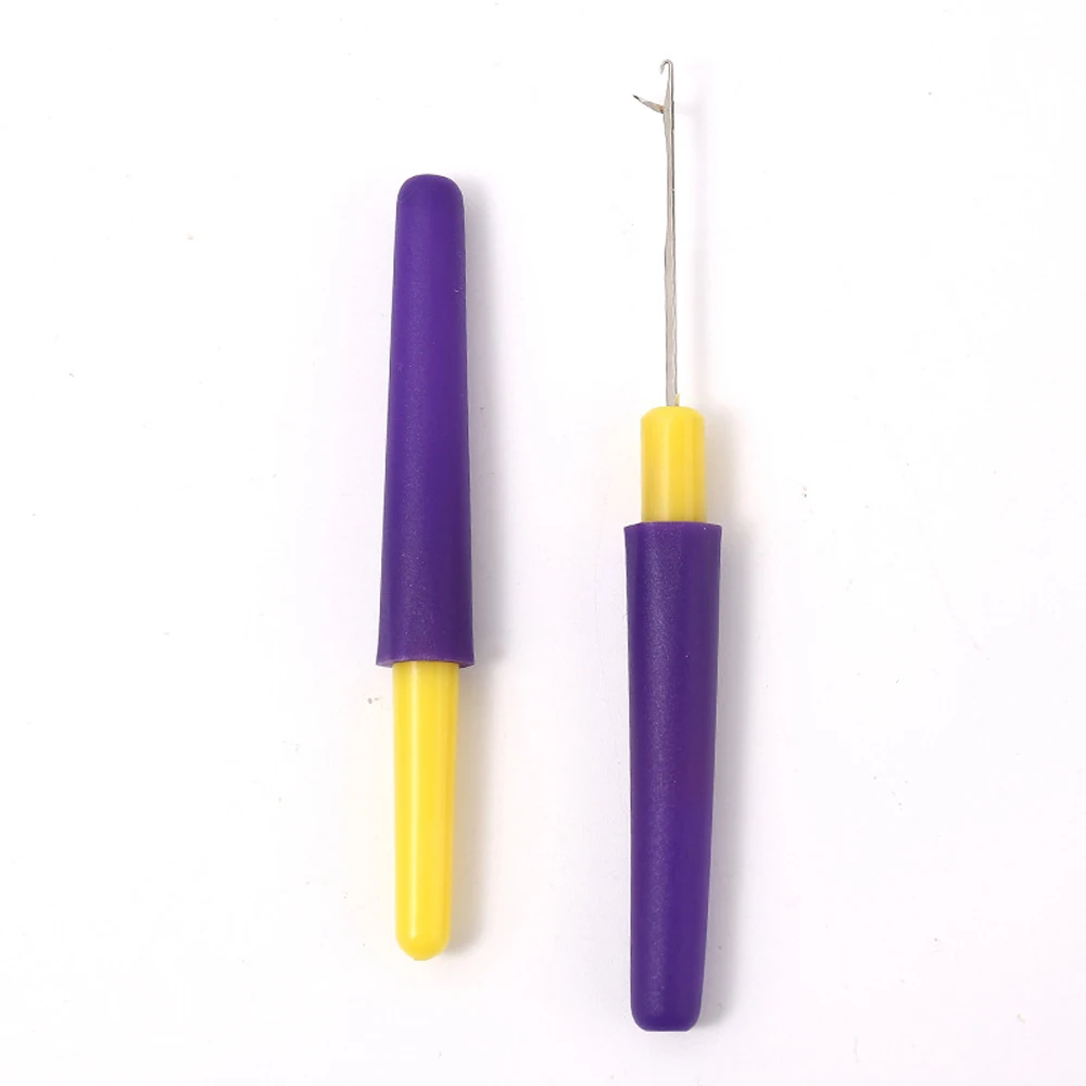 

1/2Pcs Plastic Crochet Hook Needle for Hair Weaving Dreadlock Knitting Essential Tool for Hairstyling And Hairdressing