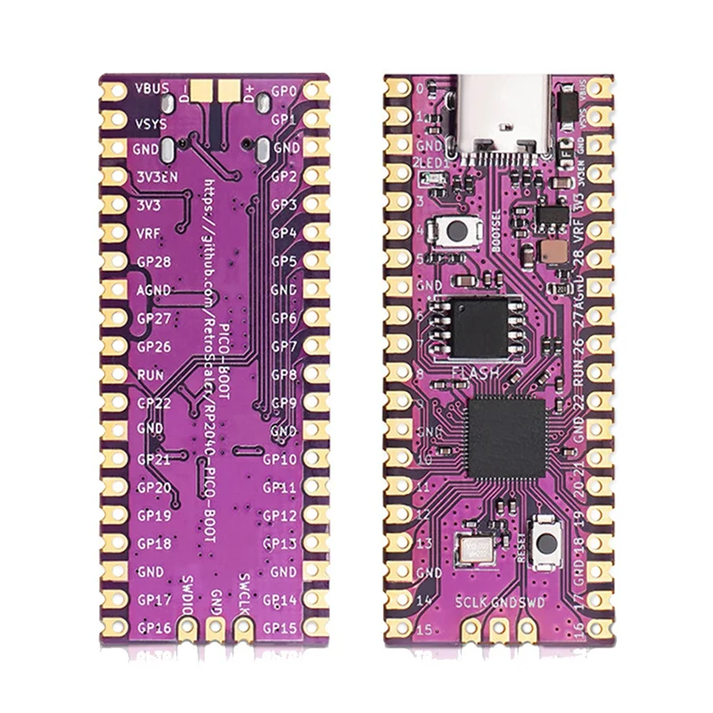 B47C Für Raspberry Picoboot Board Kit RP2040 Dual-Core Arm Cortex M0 + Prozessor 264 KB SRAM + 16 MB Flash Speicher Entwicklung Board