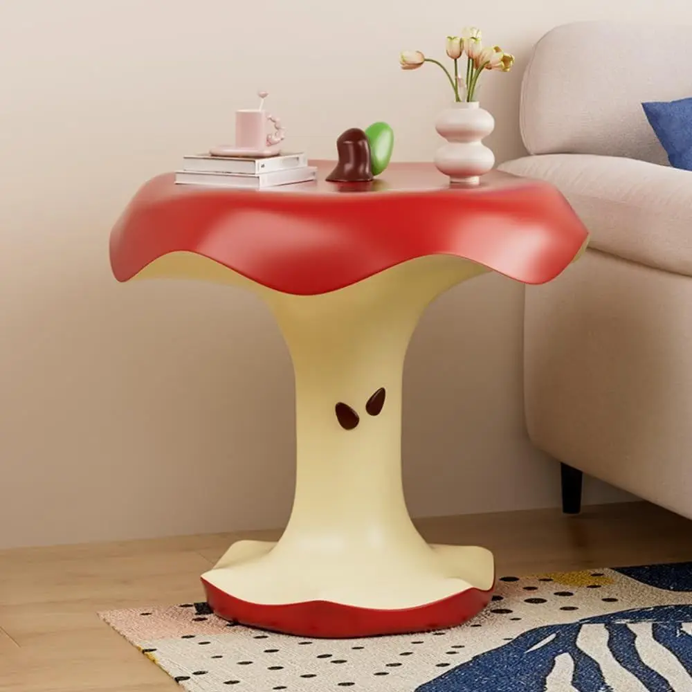

Cute Side Table, Fruit Accent Table, Eclectic Decorative Nightstand for Living Room or Balcony