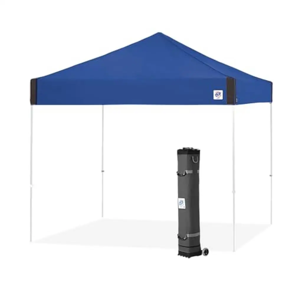 Kanopi tempat berlindung instan piramida, tenda Pop Up 10 'x 10' lebar-Trax tas Roller 4 buah Set paku perlindungan UV tahan api 3 tahun