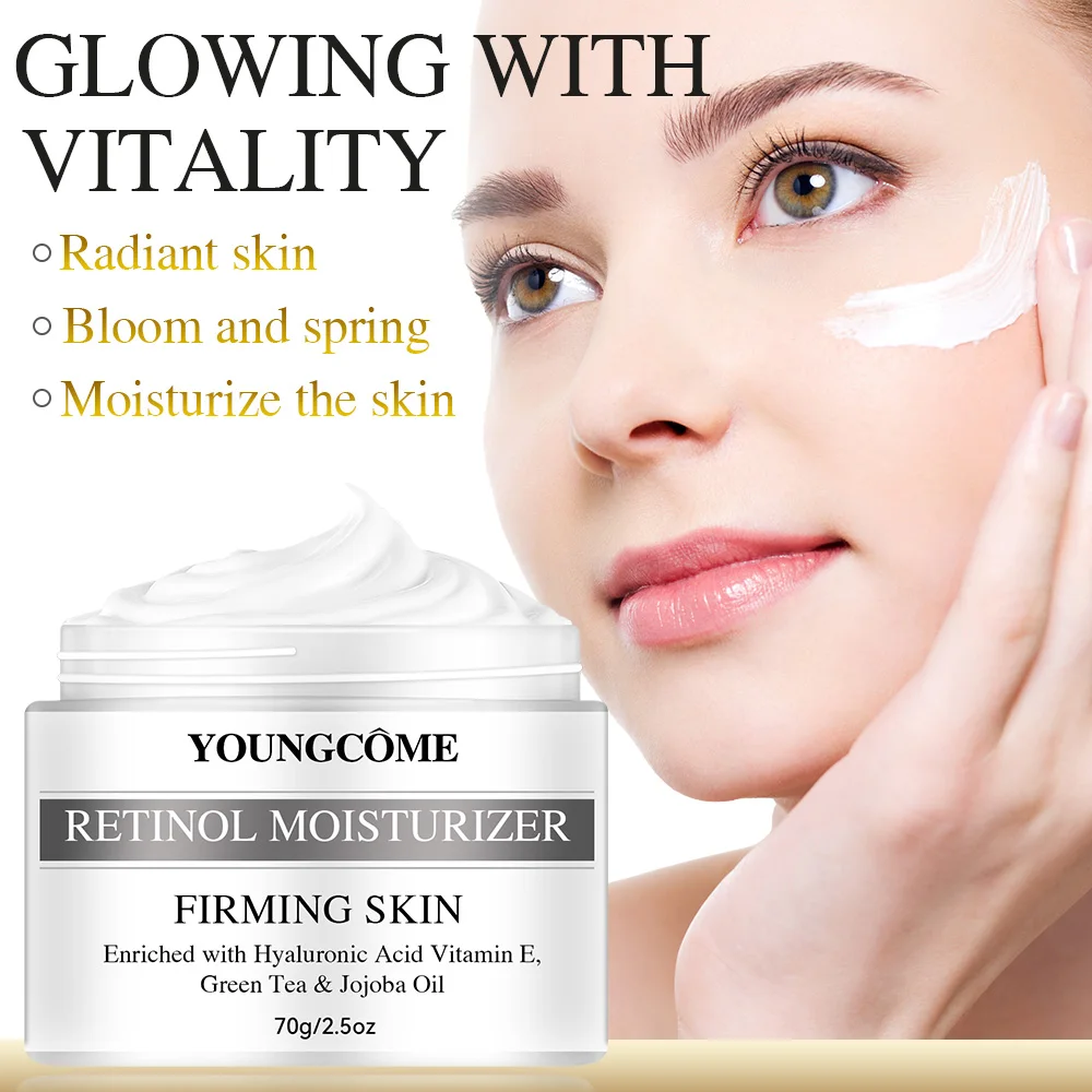 YOUNGCOME Retinol Collagen Gesichtscreme |   Befeuchtend und feuchtigkeitsspendend |   Aufhellung und Spot-Aufhellung |   Gold Formula Gesichtscreme