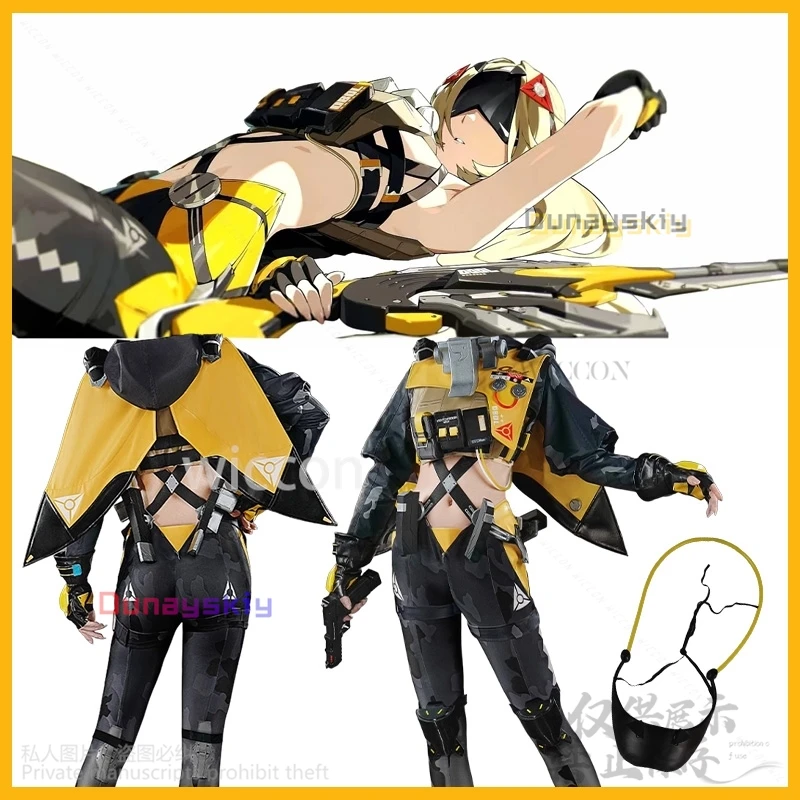 

Anime Game Zenless Zone Zero Cosplay Oboles Squad Trigger Costume Props Glasses Sexy Jirai Kei Uniform For Girls Customized