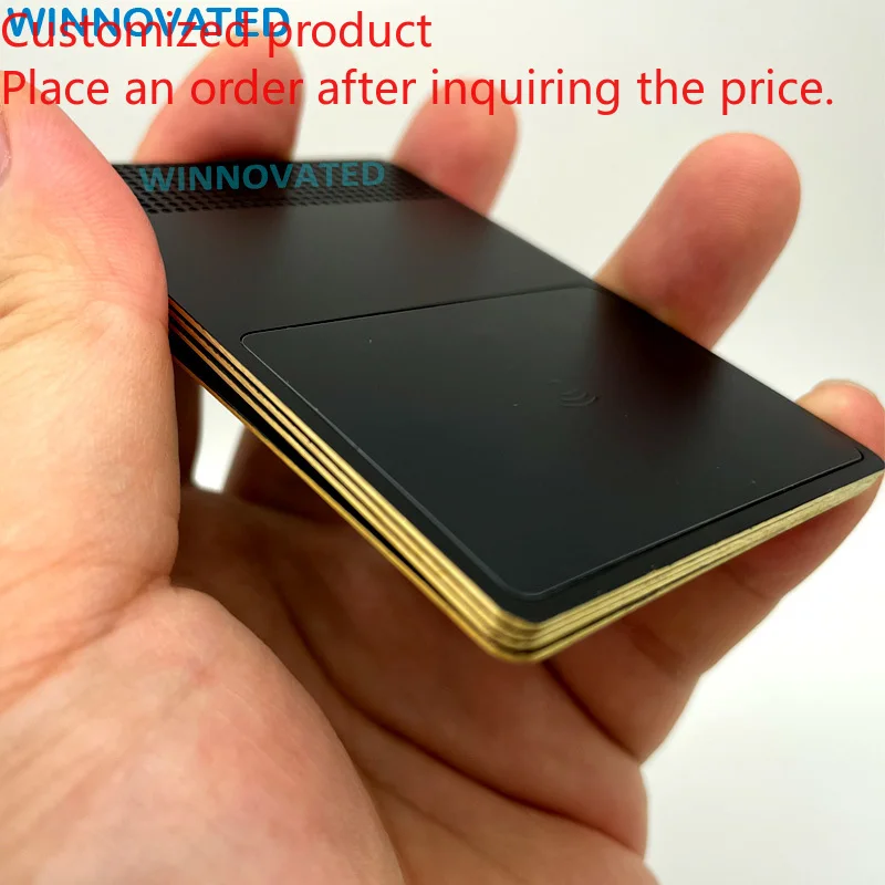 Customized product 2023 Hot Sales Factory Custom Printing NFC RFID Metal Business Card