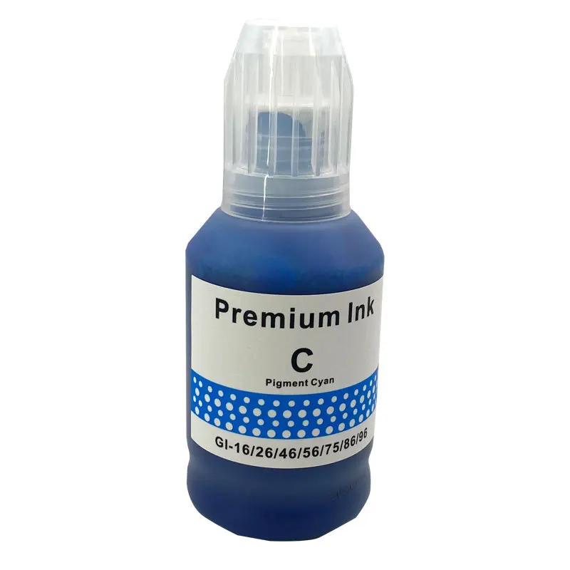 GI-16 GI-26 GI-46 GI-56 GI-75 GI-86 GI-96 Dye Refill Ink Compatible for Canon GX Series GX4010 GX6020 GX6040 GX6010 GX7040