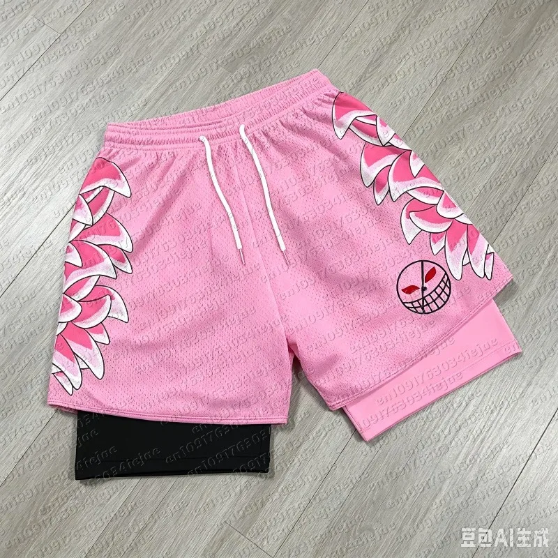 2026 3D Print 2 in 1 Running Shorts for Men Workout Athletic Performance Shorts Activewear 2026 New