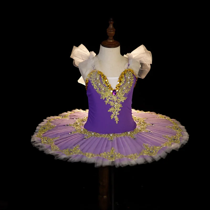 Elegant Princess Ballet Dress Girl Stage Summer Children's Dance Costume Vestidos Kids Outfit Baby Tutu Dresses Girls Clothing