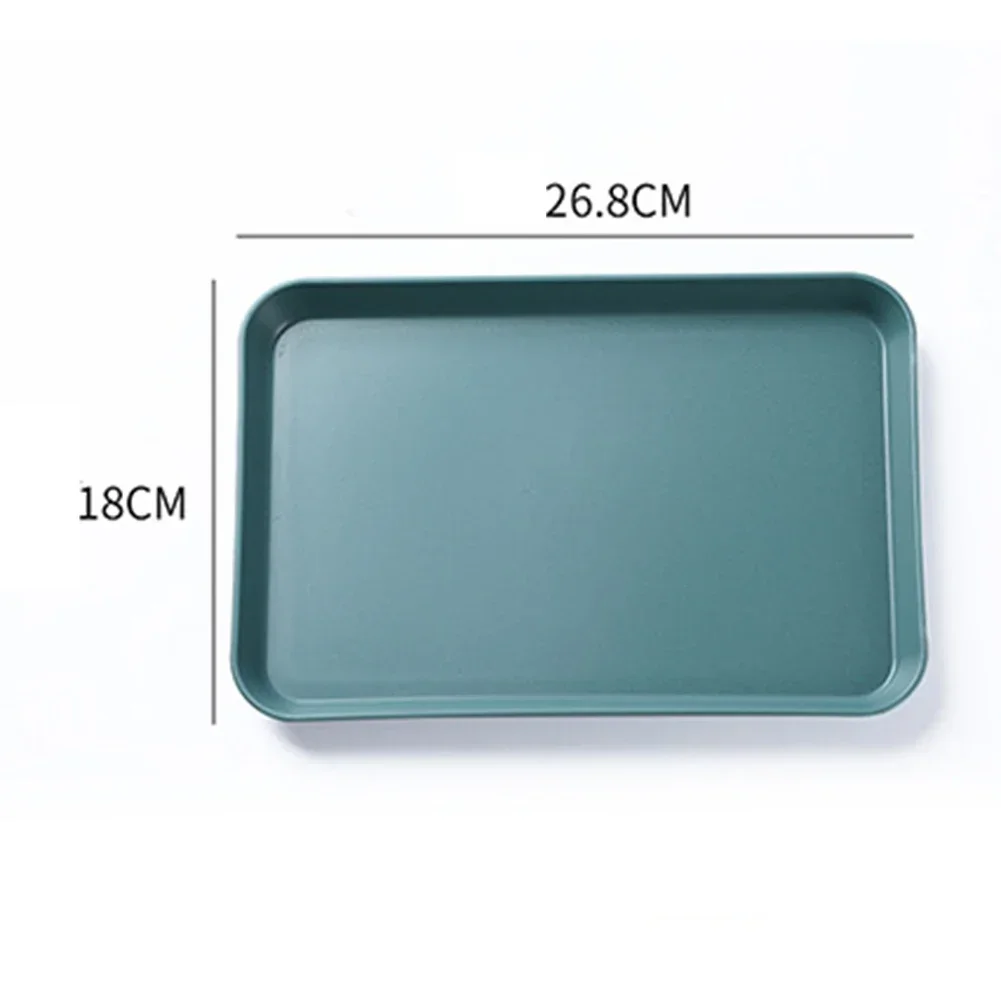 Silicone Plastic Flat Tray 105g/186g/320g Square Anti-slip Twistable Stand Mobile Holder Bathroom Soap Tray Table Decoration