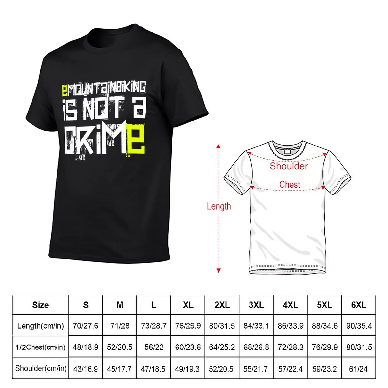 New E-mountain biking is not a crime T-Shirt graphics t shirt Tee shirt T-shirt for a boy heavyweight t shirts t shirts men