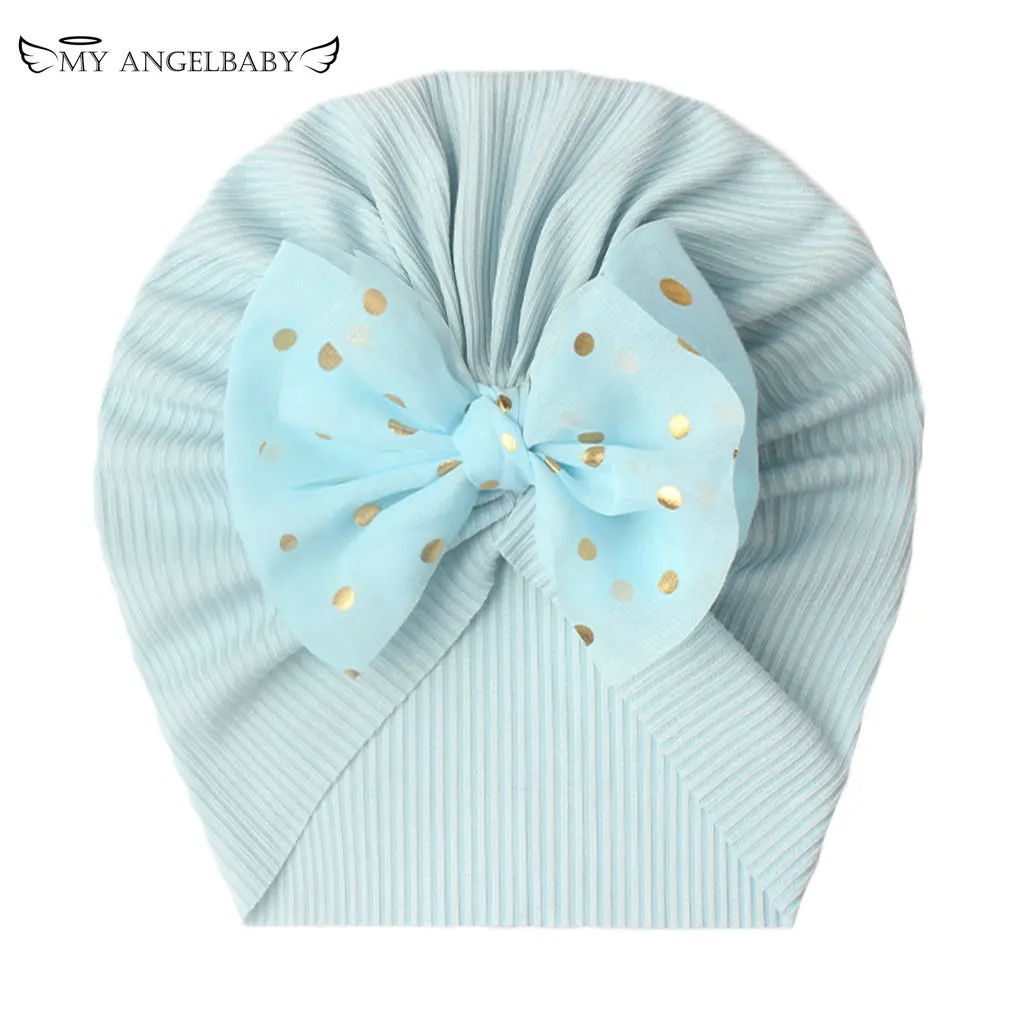 Baby Headband Summer Cute Floral Bows Baby Girl Headbands Elastic Bowknot Newborn Hair Band Turban Set Hair Accessories