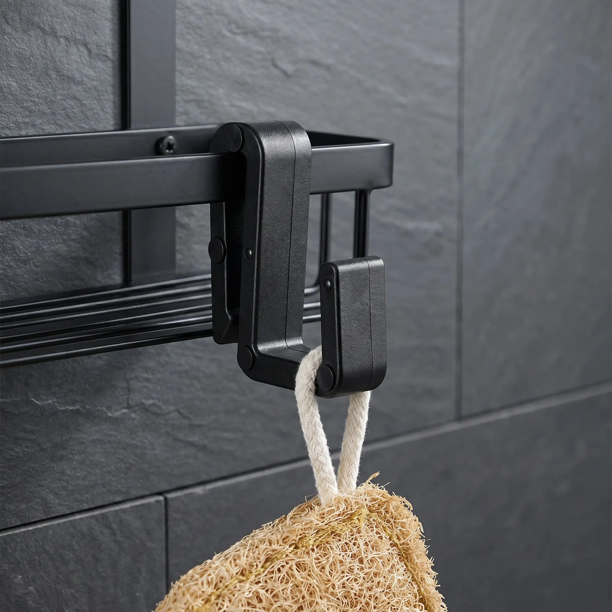 20Pcs Versatile S Shaped Plastic Hooks Compatible with Round Square Tubes Stainless Steel Pipes for Closet Laundry Room