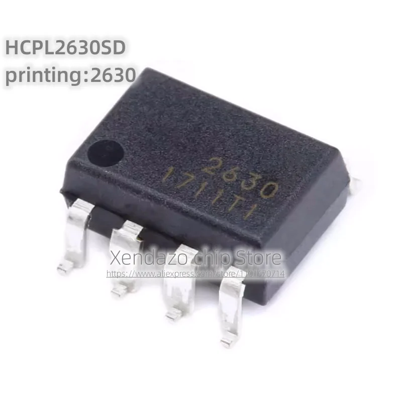 10pcs/lot HCPL2630SD HCPL2630 HCPL-2630 printing 2630 SMD-8 package Original genuine Optocoupler chip