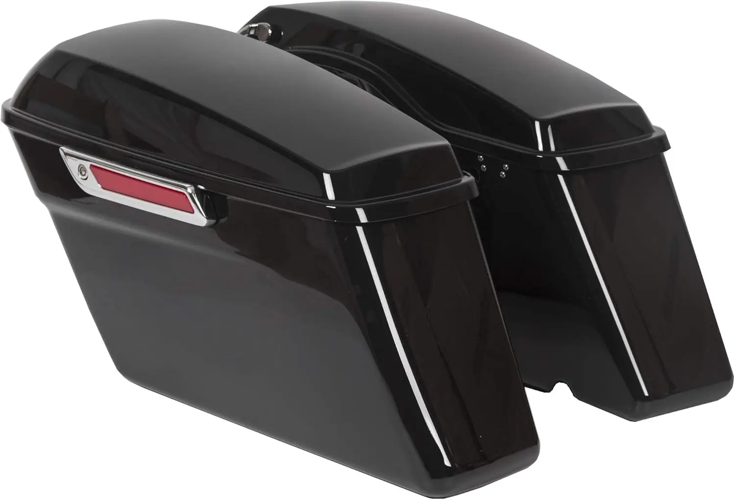 

Hard Saddle Bags Trunk W/Lid Latch Key Compatible With 1993-2013 Harley Touring Models FLT FLHT FLHTCU FLHRC Road King Road Glid