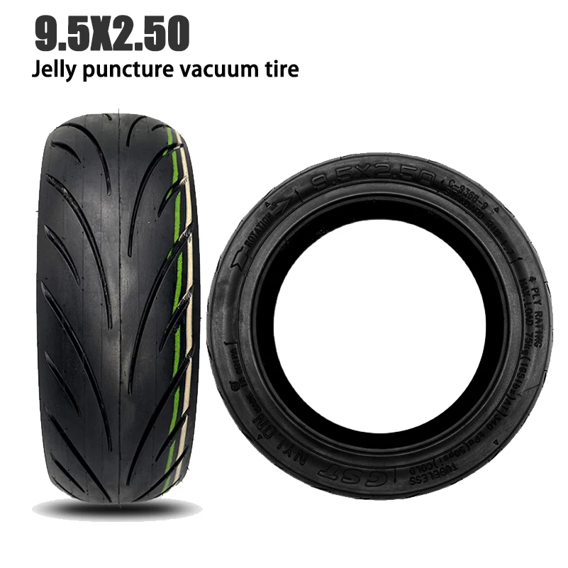 CST 9.5x2.50 Tubeless Tyre for Niu KQi3 Electric Scooter NIU KQI 3 Special Vacuum Tire with Jelly Glue Replace Accessories