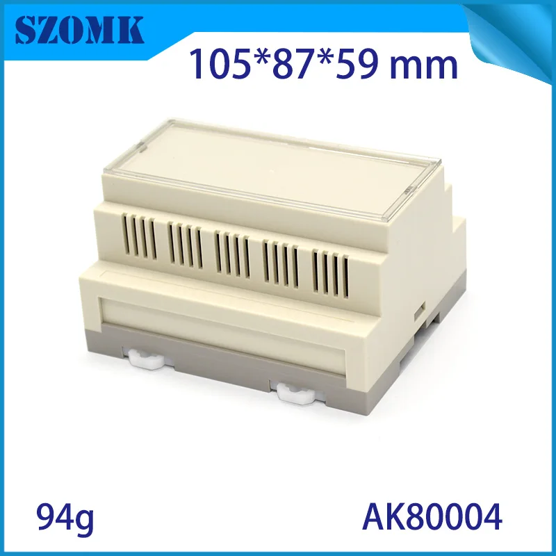 szomk box plastic case (10Pcs)107*88*60 mm distribution box plastic enclosures electronic case din rail enclosure