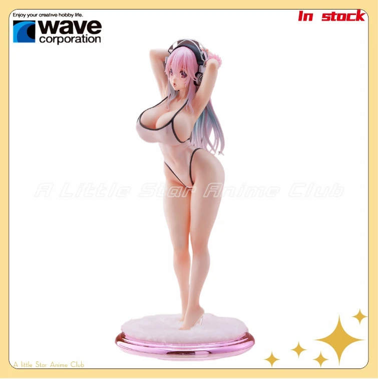 

В наличии оригинальный WAVE Dream Tech Sonicomi белый купальник масштаб 1/7 куклы анимационные фигурки модель коллекция игрушки украшения