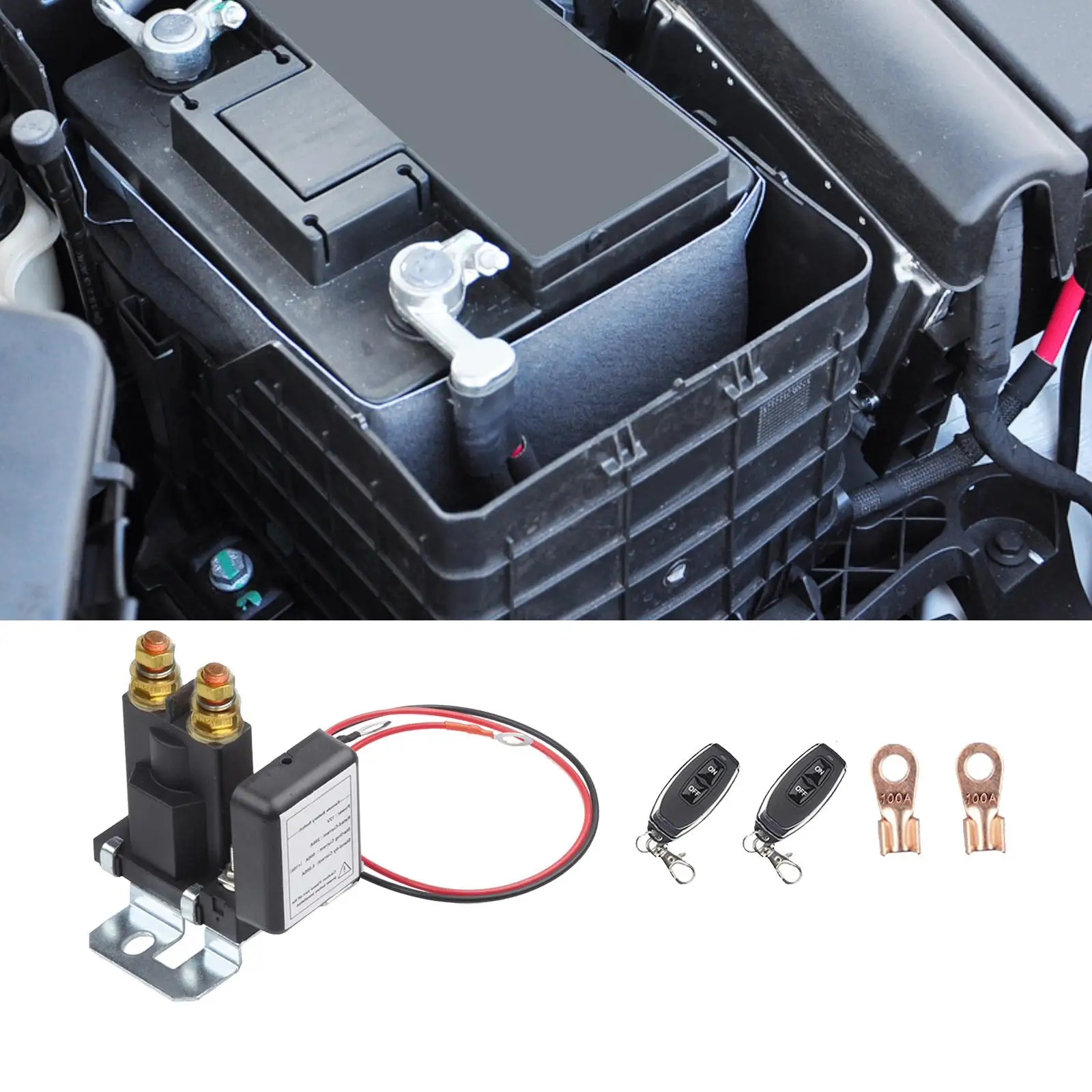 

Winch Solenoid Relay Contactor 12V 500A Remote Master Replacement Winch