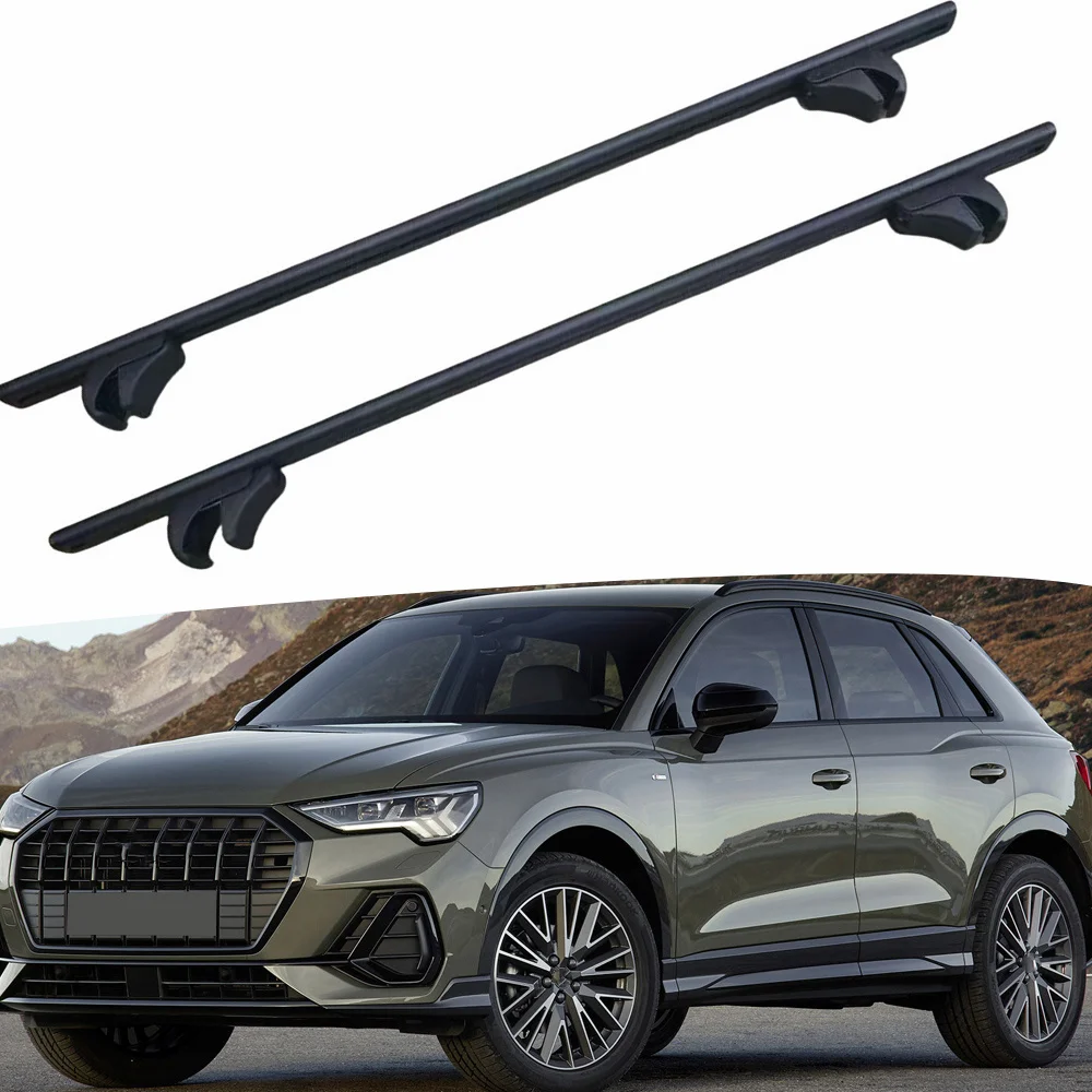 

VULIXYUAN 2PCs Black Roof Racks Crossbars Cross bars Fits for Audi Q3 F3 2019-2025 with roof rails Aluminum