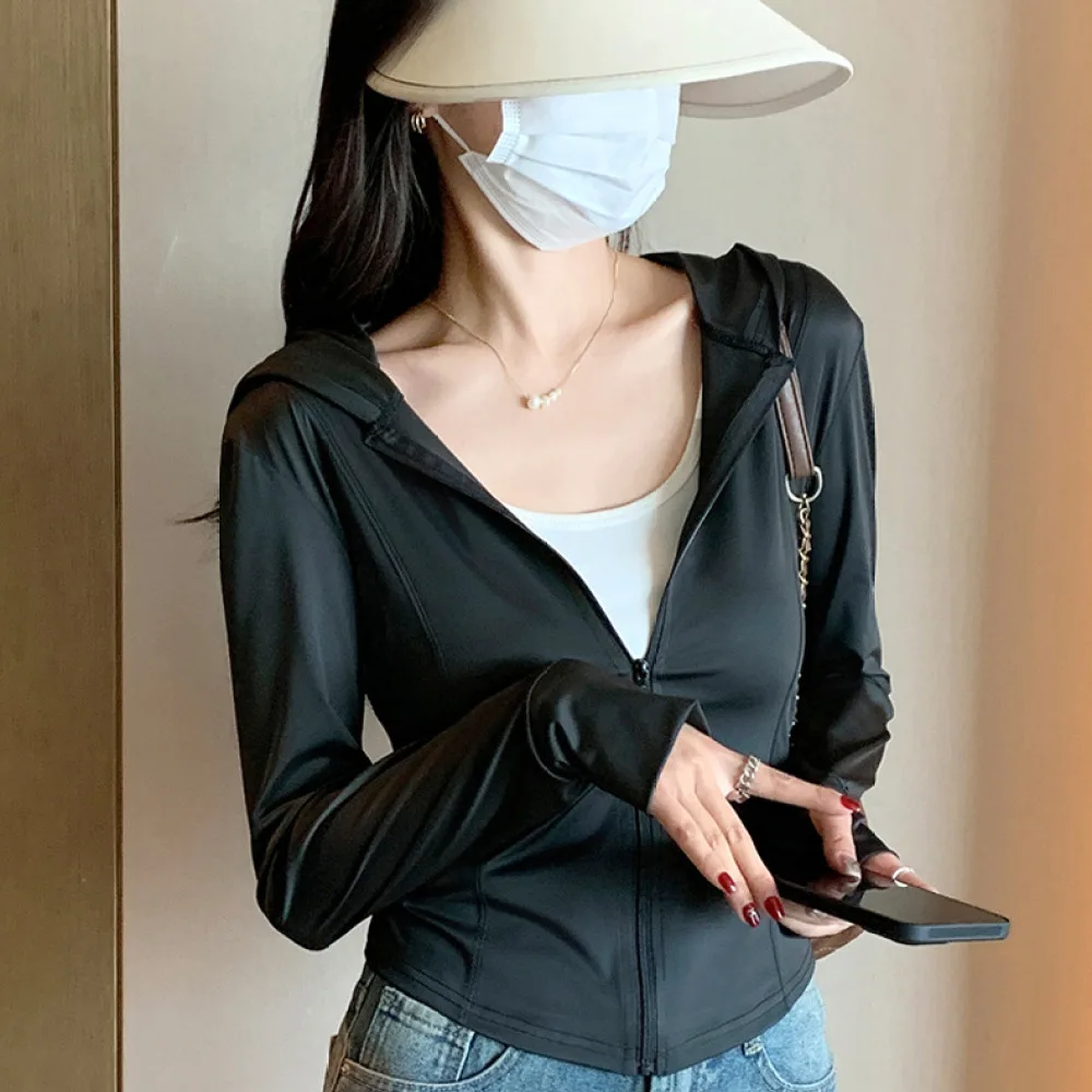 womens-ice-silk-sun-protection-clothing-summer-breathable-anti-uv-jacket-outdoor-slim-fit-lightweight-cooling-sunscreen-top