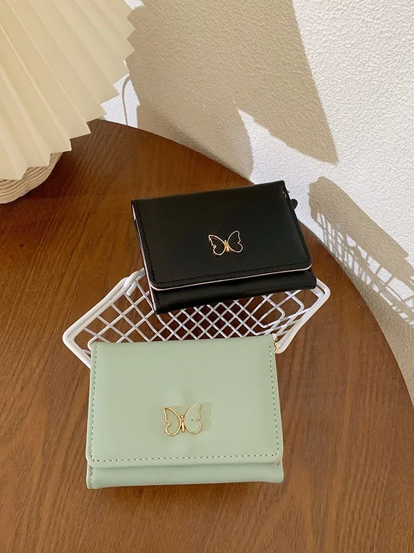 الحب قلادة القوس حافظة للبطاقات الجلدية حافظة للبطاقات السوار المفاتيح سيليكون مطرز سوار جلد شرابة فراشة المحفظة الإسورة #2