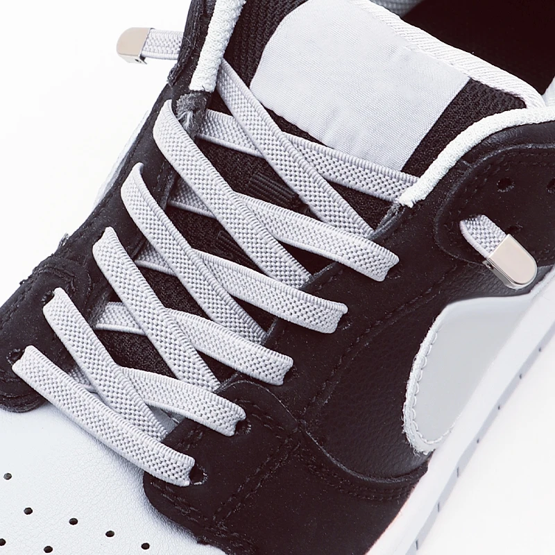 

2 Pair No Tie Shoe Laces Elastic Laces Sneakers Tennis Flat Shoelaces Without Ties for Kids Adult Shoelace Shoes Accessories